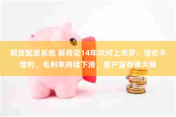 期货配资系统 新荷花14年坎坷上市梦：增收不增利、毛利率持续下滑，客户留存率大降